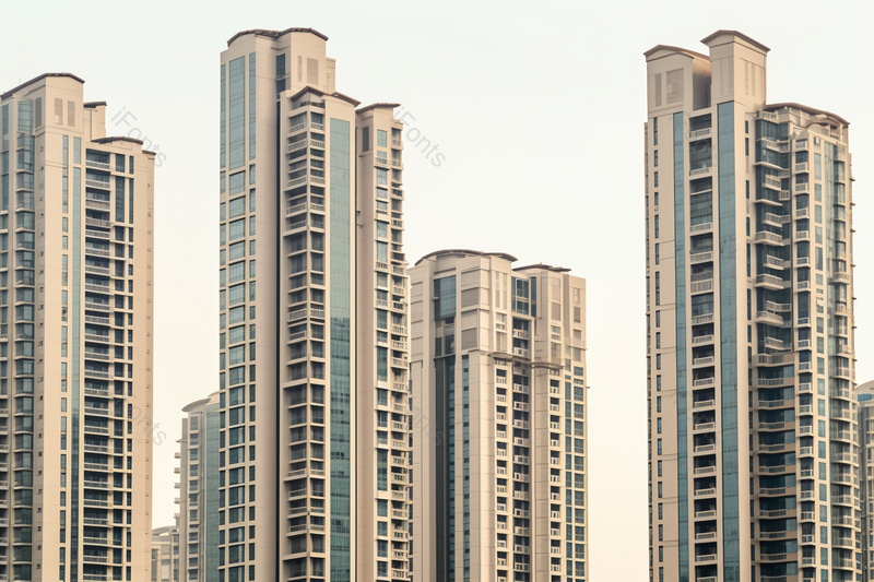 矗立在城市中央的建筑,高清,摄影图,摄影图片,图片大全,摄影图免费下载